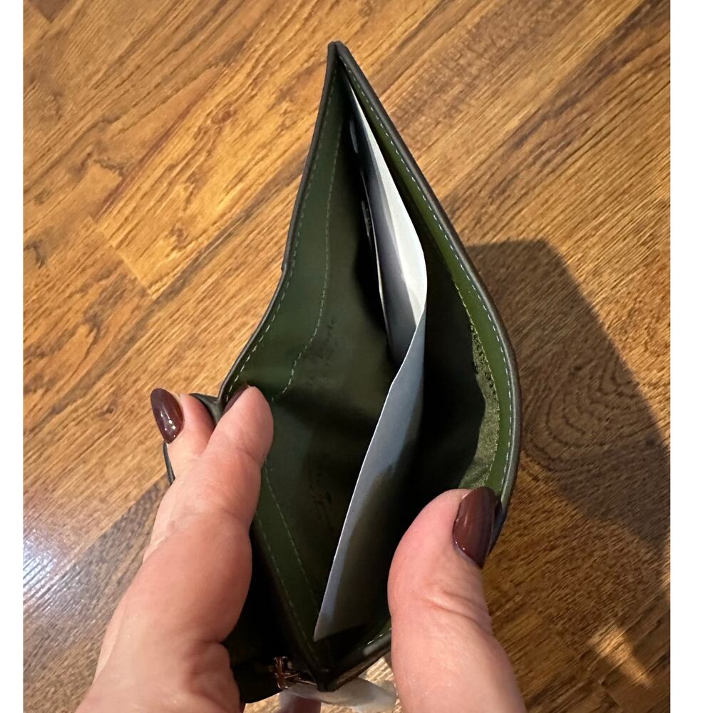 Kate Spade New York Leather Wallet Black 4x6 NWT Designer Lux Accessories $199 - Picture 5 of 6